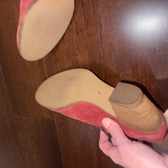 guc madewell 1937 Red Suede Ankle Boots size 7 - Picture 8 of 11